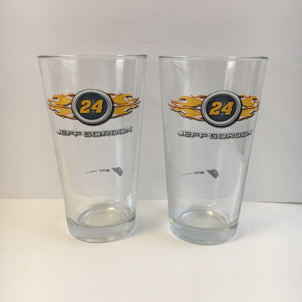 Jeff Gordon 14oz Glass Tumblers